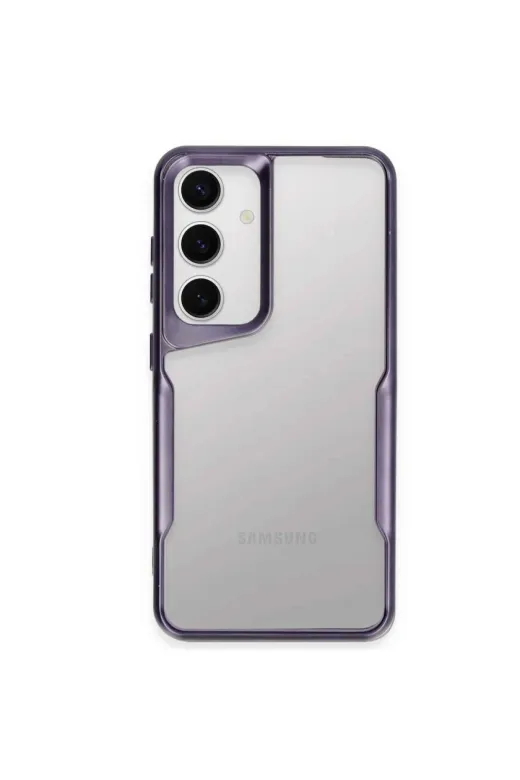 Newface Samsung Galaxy A14 4G Kılıf Boyi Silikon Kapak - Derin Mor