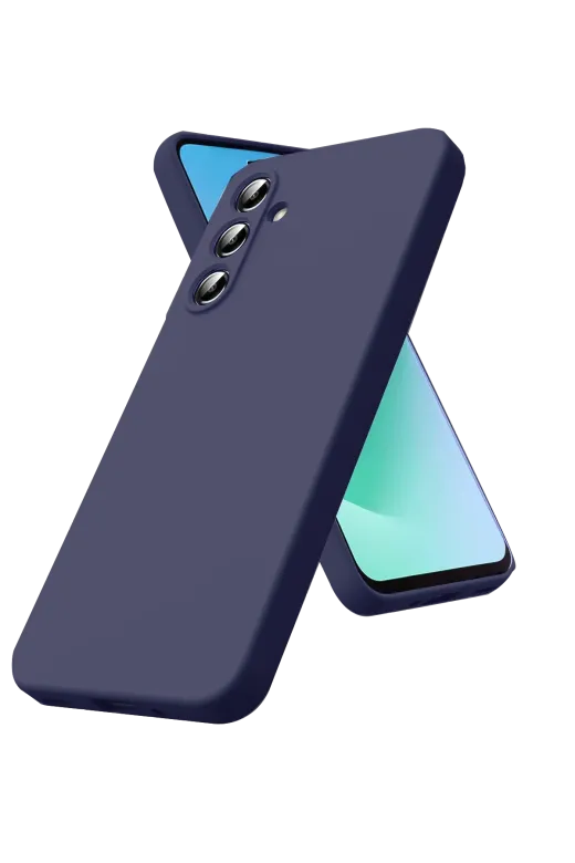 Newface Samsung Galaxy A17 5G Nano içi Kadife Silikon - Lacivert