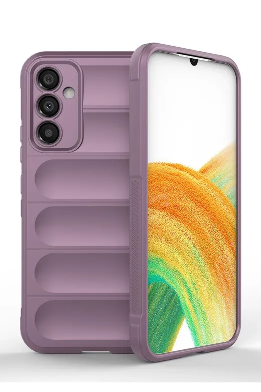 Newface Samsung Galaxy A25 5G Kılıf Optimum Silikon - Mor