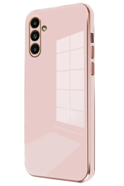 Newface Samsung Galaxy A25 5G Kılıf Volet Silikon - Pembe