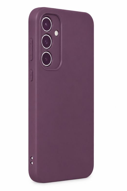 Newface Samsung Galaxy A35 5G Kılıf First Silikon - Mürdüm