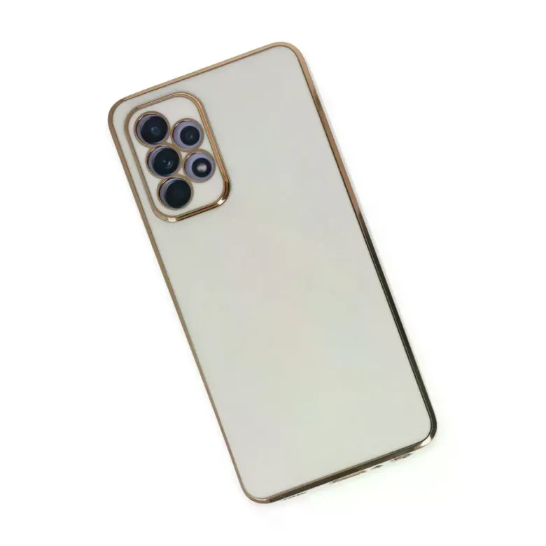 Newface Samsung Galaxy A52 Kılıf Volet Silikon - Beyaz