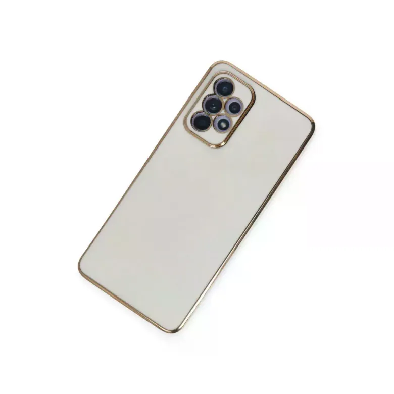 Newface Samsung Galaxy A52 Kılıf Volet Silikon - Beyaz