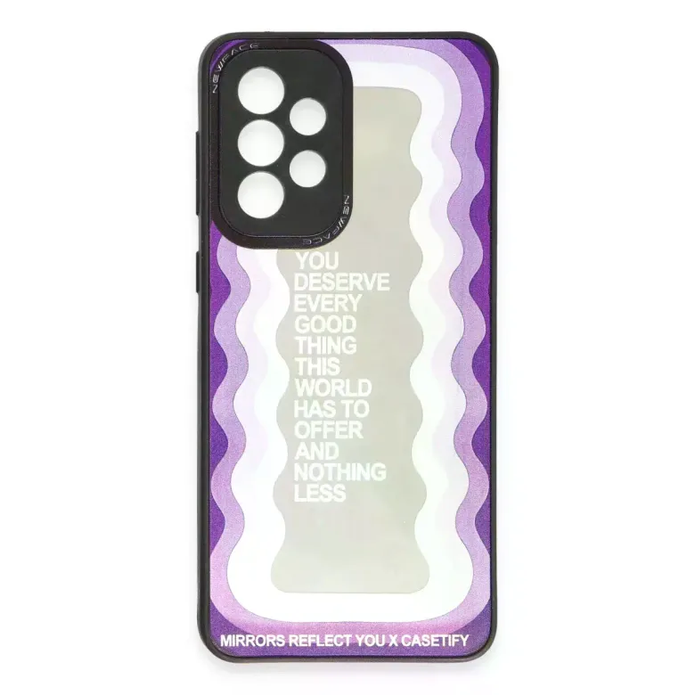 Newface Samsung Galaxy A53 5G Kılıf Mirror Desenli Kapak - Mirror - 5