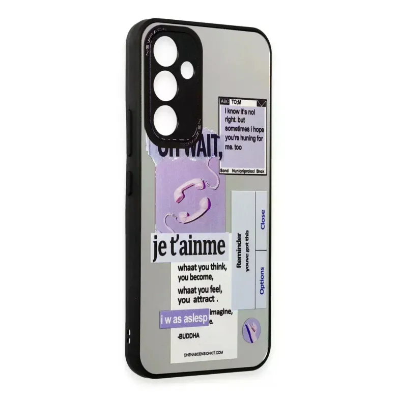 Newface Samsung Galaxy A54 5G Kılıf Mirror Desenli Kapak - Mirror - 4