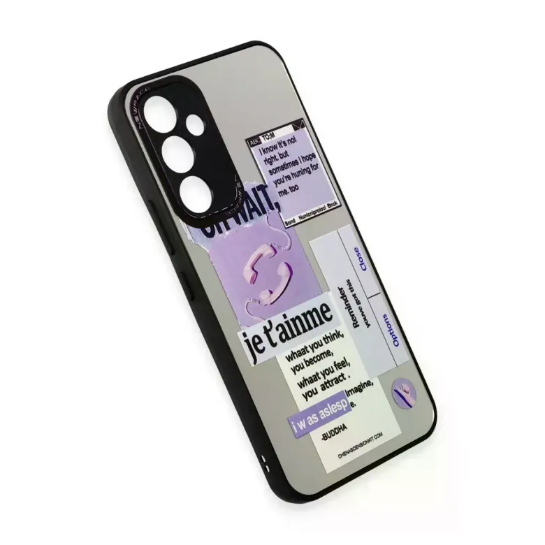 Newface Samsung Galaxy A54 5G Kılıf Mirror Desenli Kapak - Mirror - 4