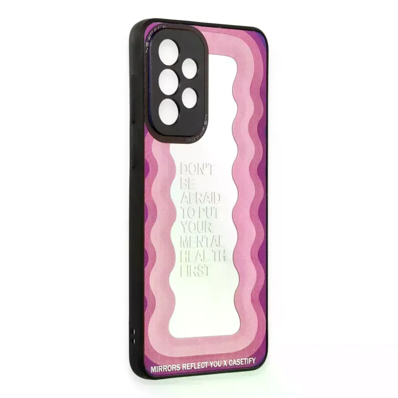 Newface Samsung Galaxy A73 5G Kılıf Mirror Desenli Kapak - Mirror - 11