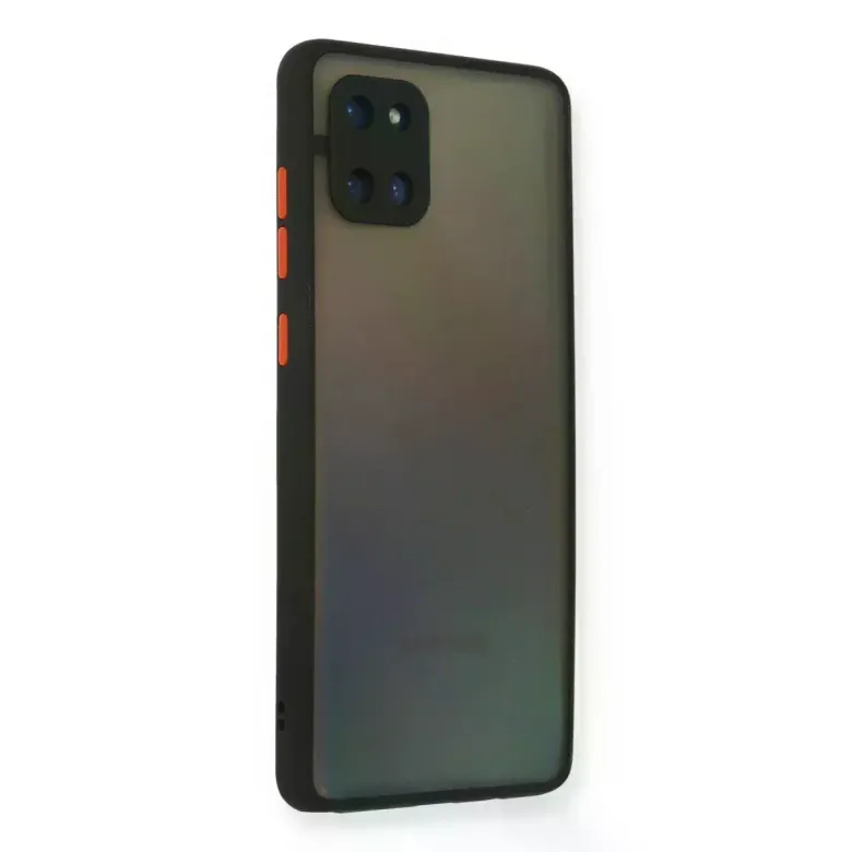 Newface Samsung Galaxy A81 / Note 10 Lite Kılıf Montreal Silikon Kapak - Siyah