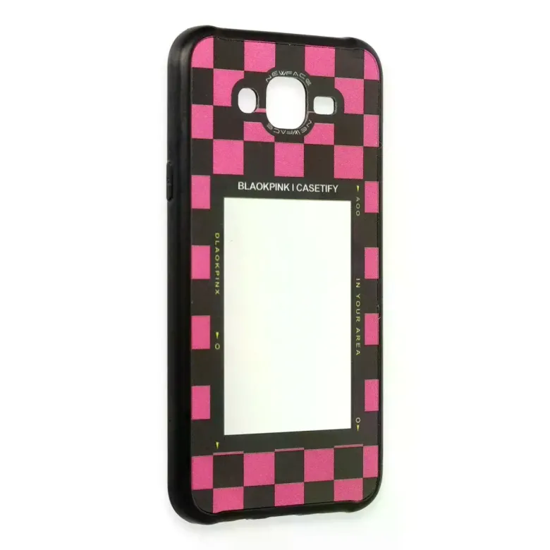 Newface Samsung Galaxy J7 Kılıf Mirror Desenli Kapak - Mirror - 8