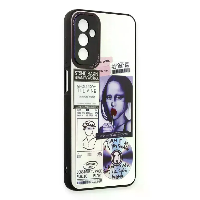 Newface Samsung Galaxy M23 Kılıf Mirror Desenli Kapak - Mirror - 2