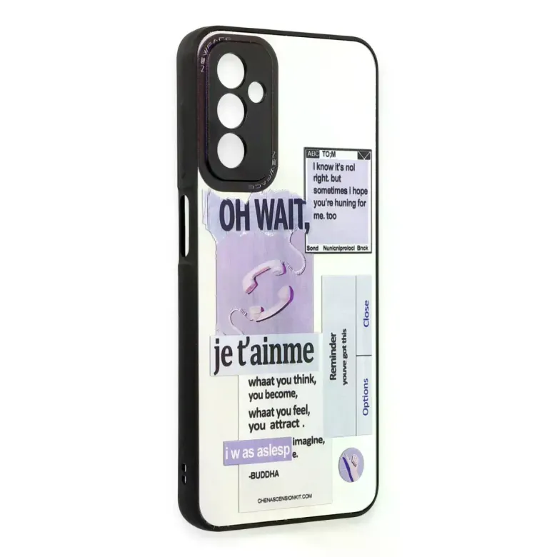 Newface Samsung Galaxy M23 Kılıf Mirror Desenli Kapak - Mirror - 4