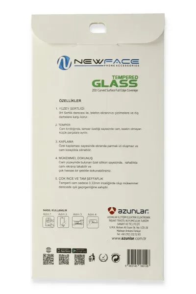 Newface Samsung Galaxy M51 20D Premium Cam Ekran Koruyucu