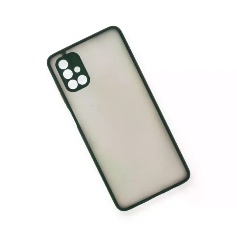 Newface Samsung Galaxy M51 Kılıf Montreal Silikon Kapak - Yeşil