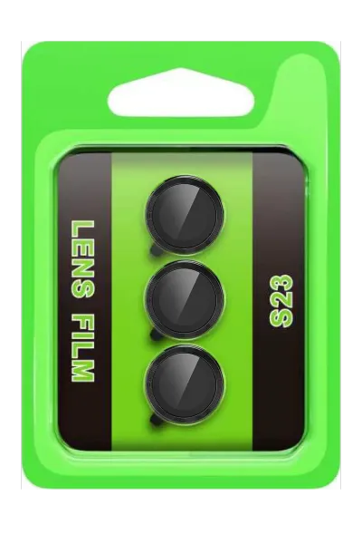 Newface Samsung Galaxy S23 Raze Metal Kamera Lens - Siyah