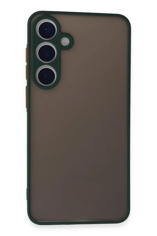 Newface Samsung Galaxy S24 Kılıf Montreal Silikon Kapak - Yeşil