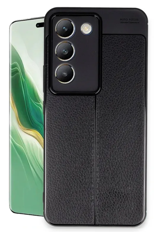Newface Vivo V30 Lite 4G Kılıf Auto Focus Kapak - Siyah