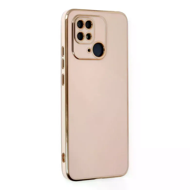 Newface Xiaomi Redmi 10C Kılıf Volet Silikon - Pembe