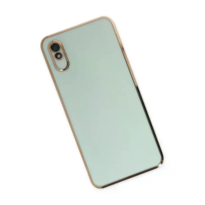Newface Xiaomi Redmi 9A Kılıf Volet Silikon - Açık Yeşil