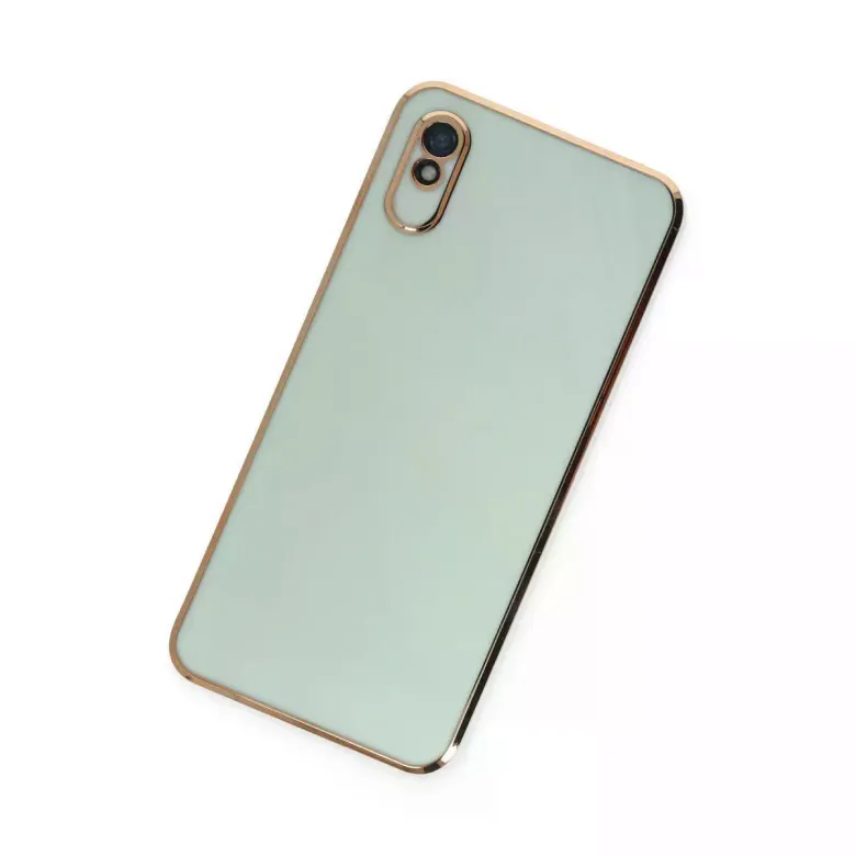 Newface Xiaomi Redmi 9A Kılıf Volet Silikon - Açık Yeşil