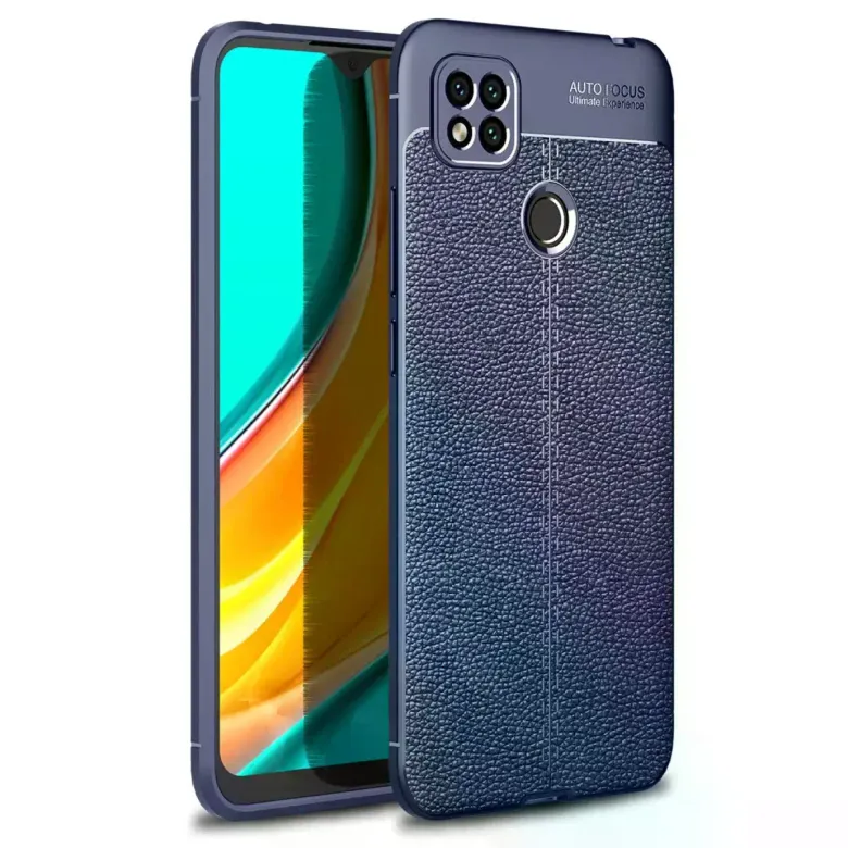Newface Xiaomi Redmi 9C Kılıf Auto Focus Kapak - Lacivert