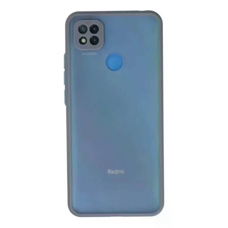 Newface Xiaomi Redmi 9C Kılıf Montreal Silikon Kapak - Gri