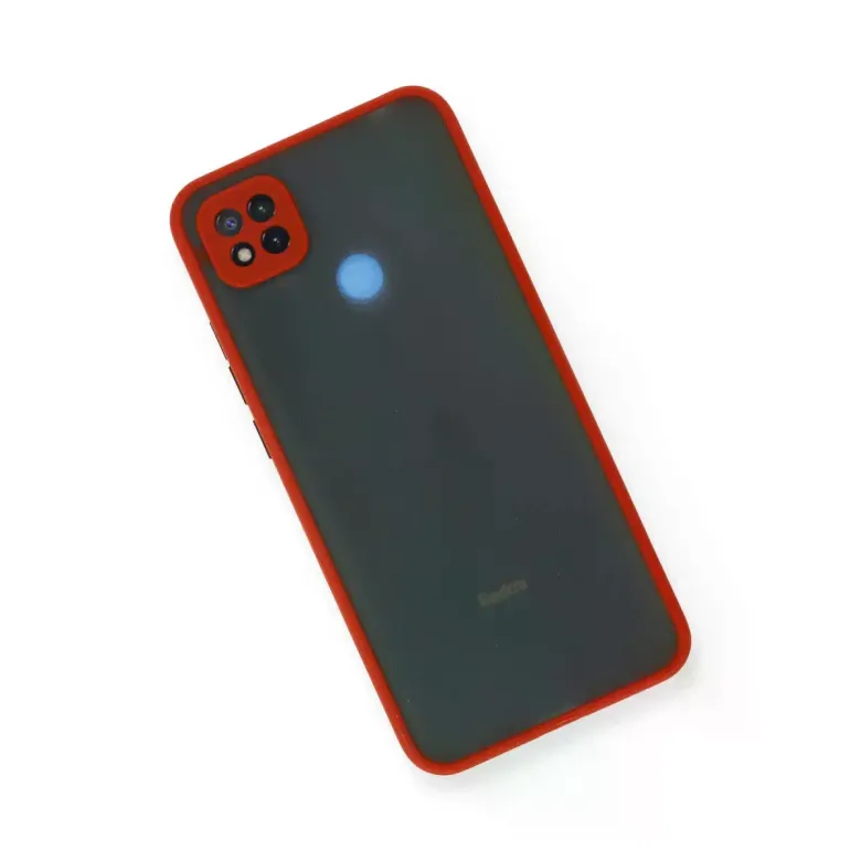 Newface Xiaomi Redmi 9C Kılıf Montreal Silikon Kapak - Kırmızı