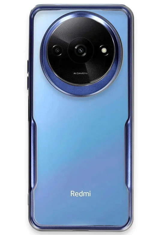 Newface Xiaomi Redmi A3 4G Kılıf Boyi Silikon Kapak - Lacivert