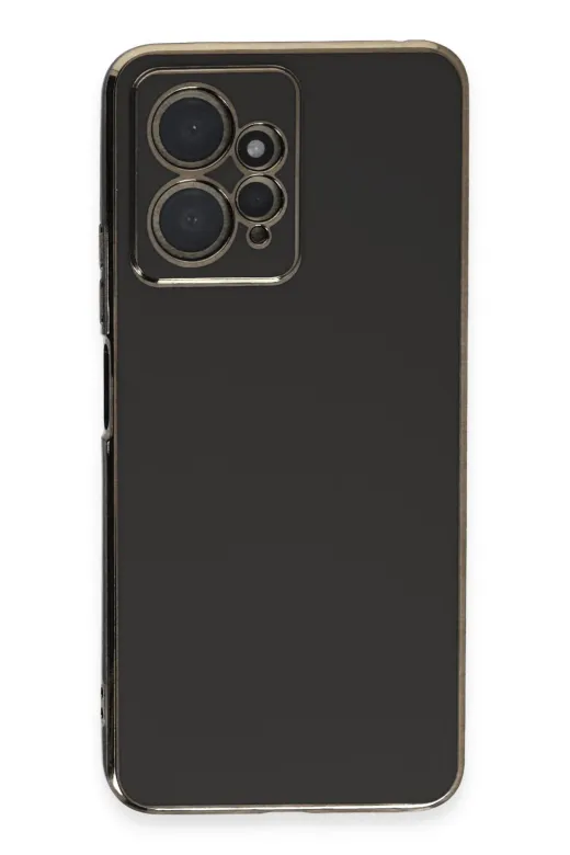 Newface Xiaomi Redmi Note 12 4G Kılıf Volet Silikon - Siyah