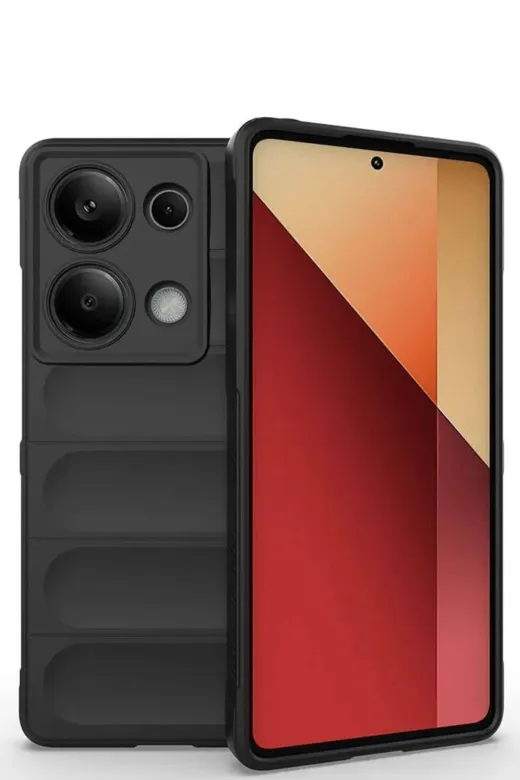 Newface Xiaomi Redmi Note 13 Pro 4G Kılıf Optimum Silikon - Siyah