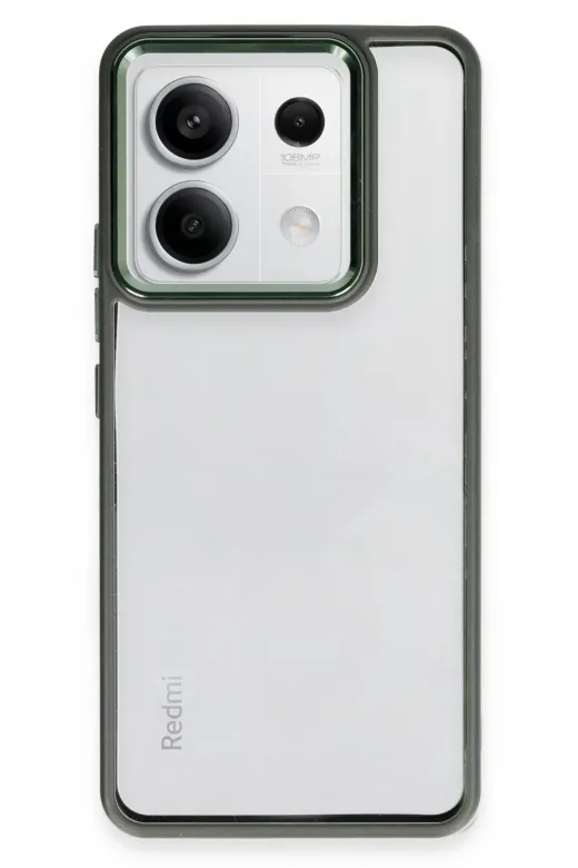 Newface Xiaomi Redmi Note 13 Pro 4G Kılıf Power Silikon - Koyu Yeşil