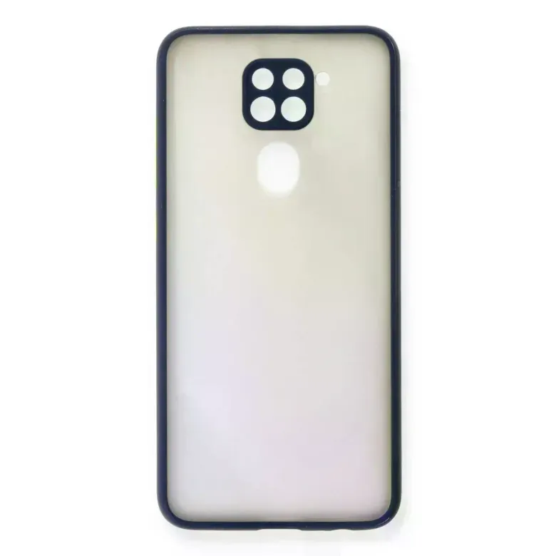 Newface Xiaomi Redmi Note 9 Kılıf Montreal Silikon Kapak - Lacivert