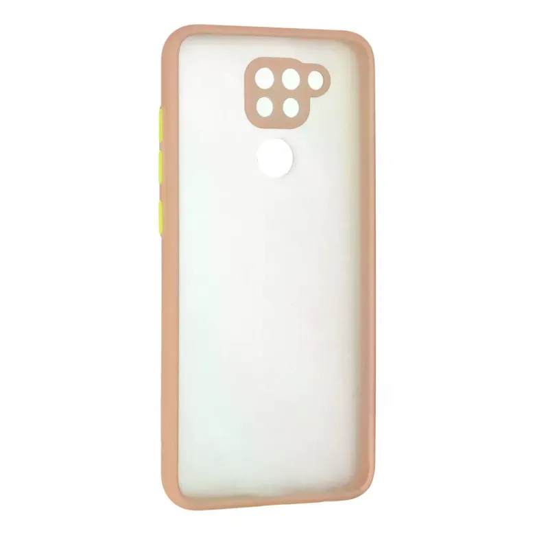 Newface Xiaomi Redmi Note 9 Kılıf Montreal Silikon Kapak - Pembe
