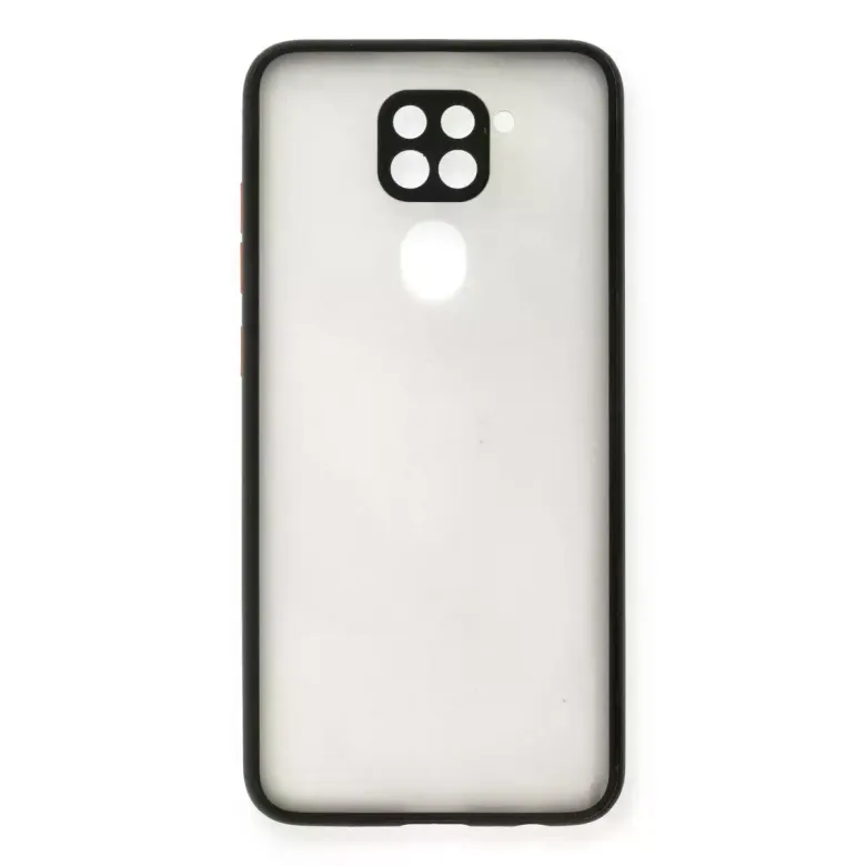 Newface Xiaomi Redmi Note 9 Kılıf Montreal Silikon Kapak - Siyah
