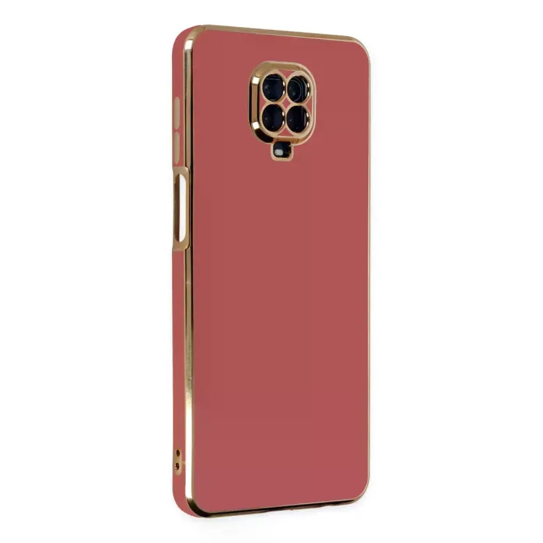 Newface Xiaomi Redmi Note 9 Pro Kılıf Volet Silikon - Kırmızı