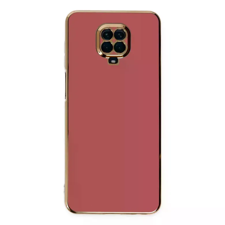 Newface Xiaomi Redmi Note 9 Pro Kılıf Volet Silikon - Kırmızı