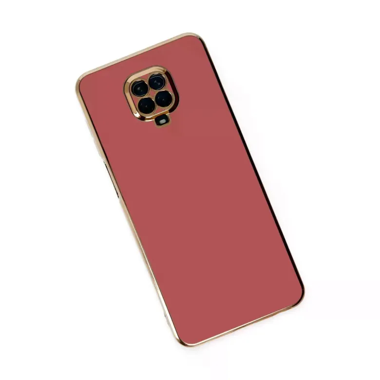 Newface Xiaomi Redmi Note 9 Pro Kılıf Volet Silikon - Kırmızı