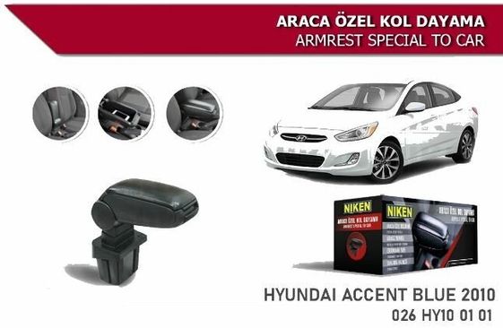 Niken 42011197 Hyundai Accent Blue Araca Özel Kol Dayama Kolçak 2010+ Sonrası Ni