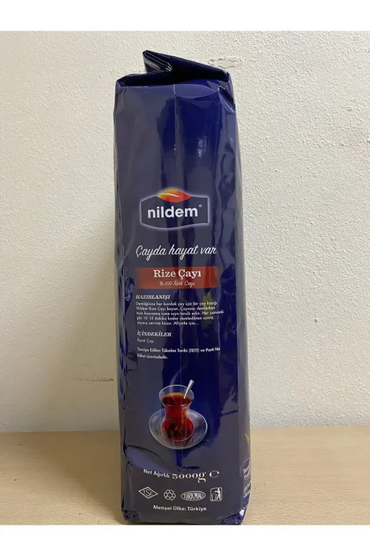 NİLDEM ÇAY Lacivert paket Nildem Çay 5Kg Dökme Çay