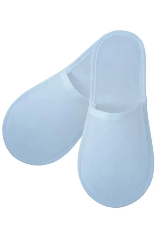 NiNa Terlik 5901123123456 Unisex Beyaz 100 Çift Tek Kullanımlık Biyeli Tela Terlik