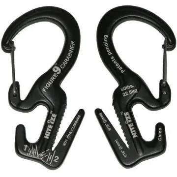 Nite-ize Figure 9 Carabiner Small Black/İp Gerdirme Aparatı