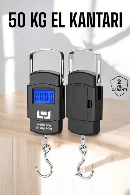 Nm-store 116860638 El Terazisi Dijital Göstergeli Pilli 50 Kg Ağırlık Ölçer