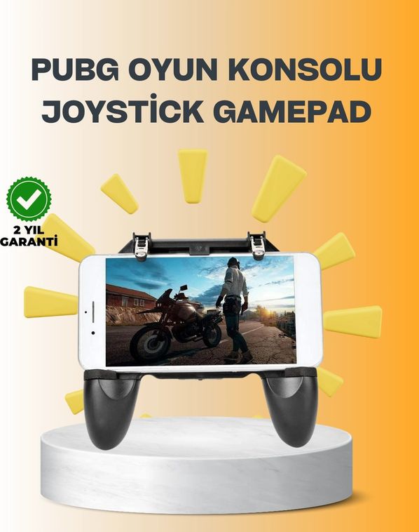 Nm-store 118807853 Joystick Ve Parmak Tetikleyicili Mobil Oyun Gamepad Tutucu