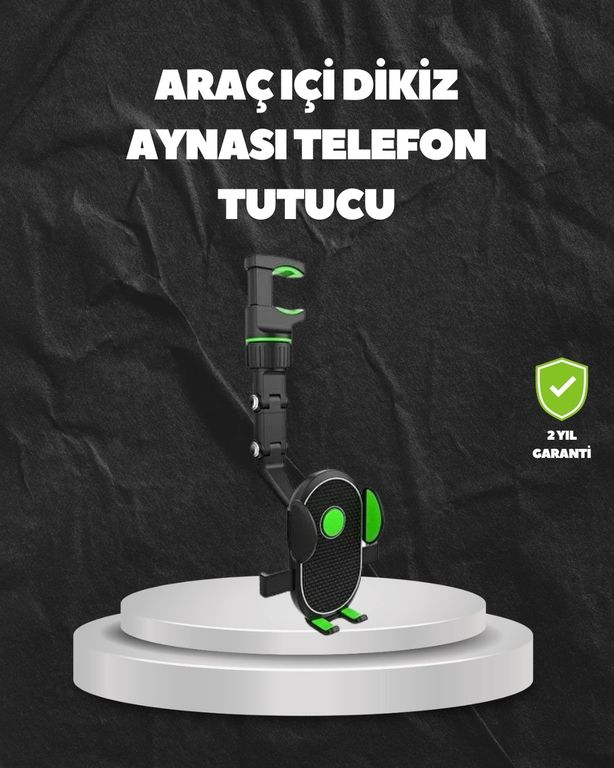 Nm-store TRİTHLTUCZZZTELEFONTUTUCUAYNAYATAKMALI-1-BLNCCC Ayarlanabilir Dikiz Aynası Telefon Tutucu Sağlam Ve Şık Tasarım