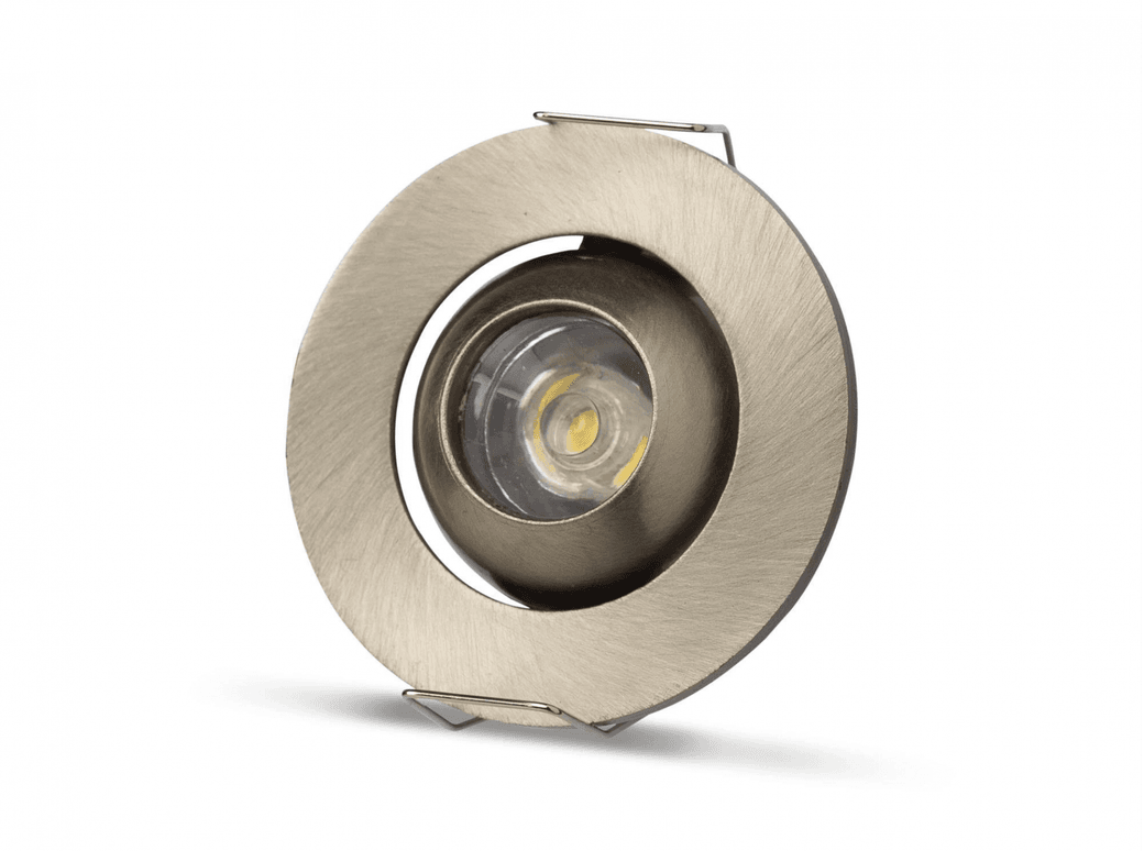 NOAS YL94 0101 Satin Kasa 1W Led Spot 6500K Beyaz Işık