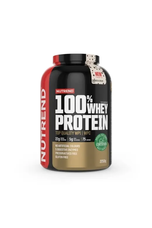 Nutrend 0d1e1b7b-fb9f-52b6-9eb1-1e34ab425adf Whey Protein Tozu-Cookies & Cream 2250 Gr 75 Servis