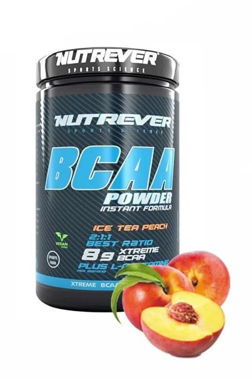Nutrever MYB1321112332 Bcaa Powder 500 Gr Şeftali Aromalı Aminoasit Güç Enerji Glutamin
