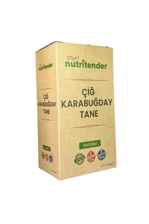 Nutritender NTR-ÇKT-500G Çiğ Karabuğday Tane