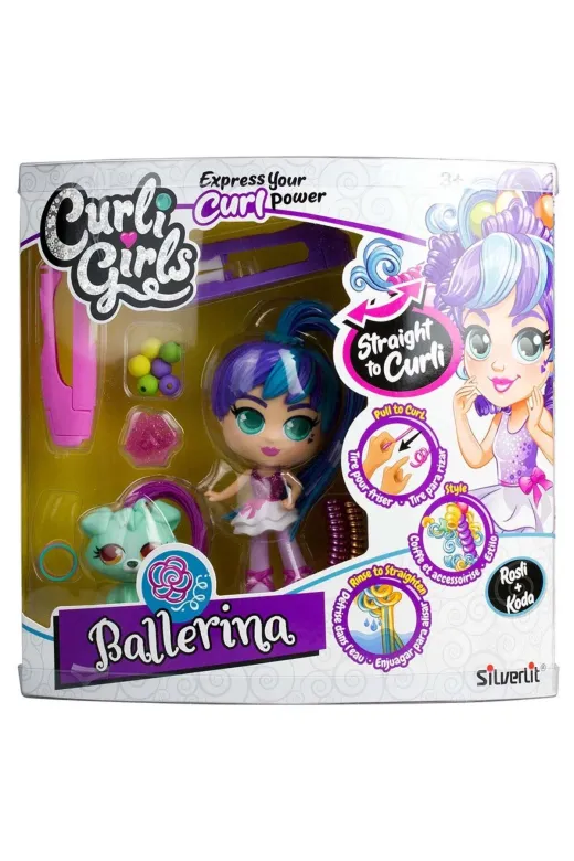 NW NessiWorld casaxmlSIL82086 Silverlit Curli Girls Bebek Ve Hayvan