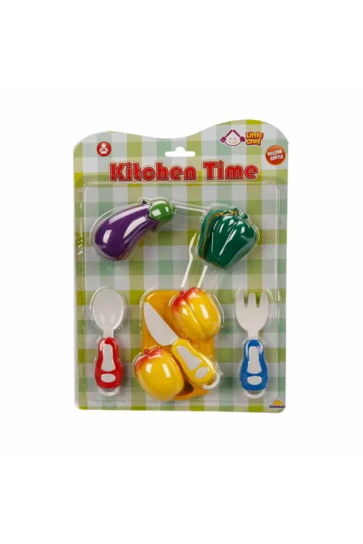 NW NessiWorld mrspancerxmlS00003711 Little Chef Kesme Tahtalı Sebze Ve Meyve Seti