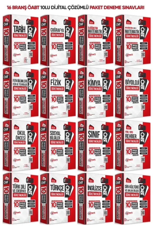 OABTCografya4048 2024 Öabt Coğrafya Öğretmenliği 10Lu Paket Deneme D. Çözümlü Tg Anamorfik Yayınları